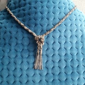 Sterling silver necklace and bracelet set